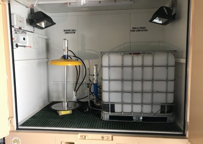 Heliosa EHSAFE Atex infrared heaters with a controller in Stormasta unit