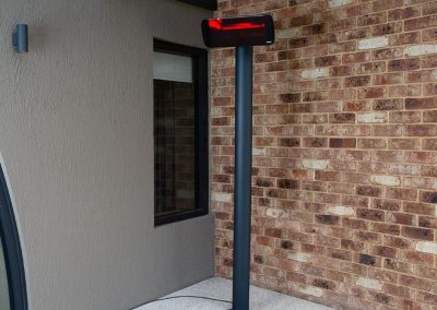 Colonna Stand with Heliosa 66 Black Infrared Heater